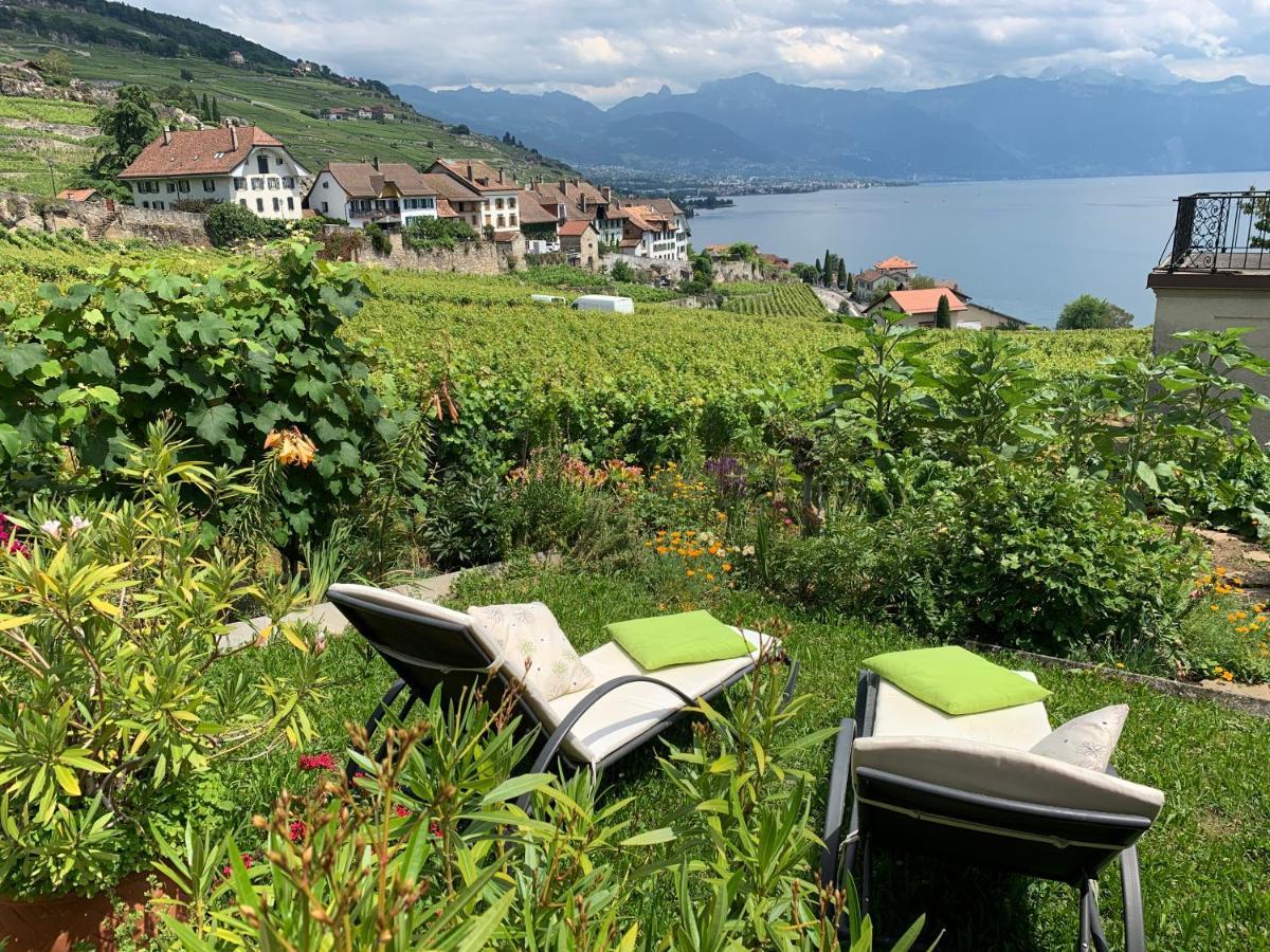 Appartement La Gremillette Gourmande Lavaux à Rivaz Extérieur photo
